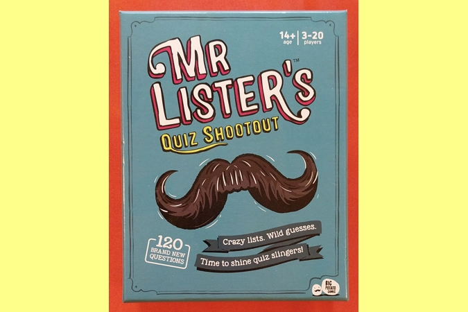 Big Potato Games Mr Lister's Quiz Shootout Game COMPLETE Cards Still Sealed Big Potato Games Mr Lister's Quiz Shootout Game COMPLETE Cards Still Sealed