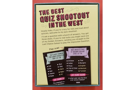Big Potato Games Mr Lister's Quiz Shootout Game COMPLETE Cards Still Sealed Big Potato Games Mr Lister's Quiz Shootout Game COMPLETE Cards Still Sealed