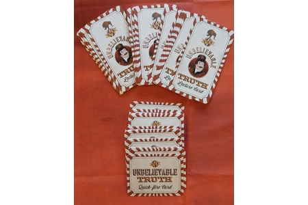 Ginger Fox Games The Unbelievable Truth Card Game PLAYABLE Ginger Fox Games The Unbelievable Truth Card Game PLAYABLE