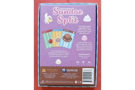 Foxtrot Games Sundae Split Card Game COMPLETE Foxtrot Games Sundae Split Card Game COMPLETE