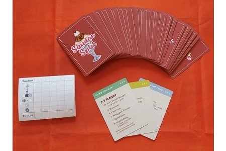 Foxtrot Games Sundae Split Card Game COMPLETE Foxtrot Games Sundae Split Card Game COMPLETE