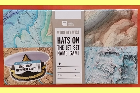 Talking Tables Hats On The Jet Set Name Game NEW