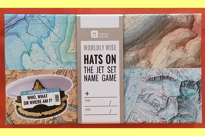 Talking Tables Hats On The Jet Set Name Game NEW