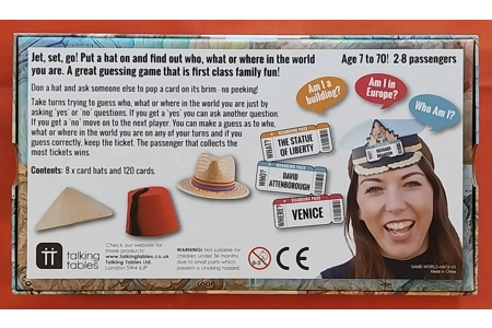 Talking Tables Hats On The Jet Set Name Game NEW