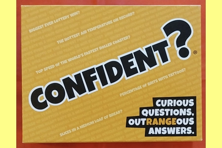 Confident? UK Edition Card Guessing Game LIKE NEW