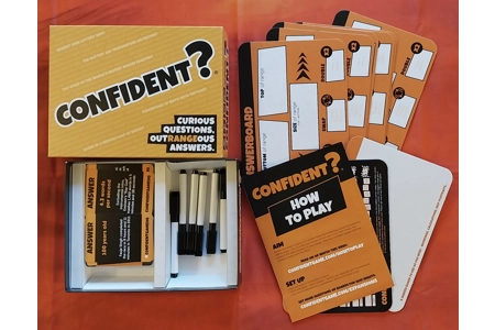Confident? UK Edition Card Guessing Game LIKE NEW Confident? UK Edition Card Guessing Game LIKE NEW