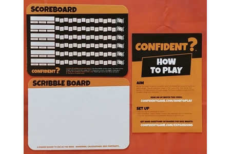 Confident? UK Edition Card Guessing Game LIKE NEW Confident? UK Edition Card Guessing Game LIKE NEW