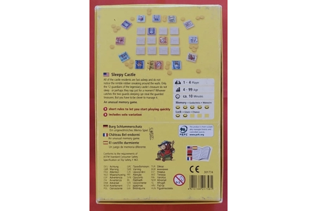 Haba Sleepy Castle Memory Game COMPLETE Haba Sleepy Castle Memory Game COMPLETE