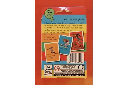 Paul Lamond Games Flush Out The Rat! Card Game LIKE NEW Paul Lamond Games Flush Out The Rat! Card Game LIKE NEW