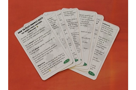 Hippoprint Monkey Butt 1st Edition Card Game COMPLETE