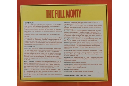 Susan Prescott Game The Full Monty Board Game LIKE NEW Susan Prescott Game The Full Monty Board Game LIKE NEW