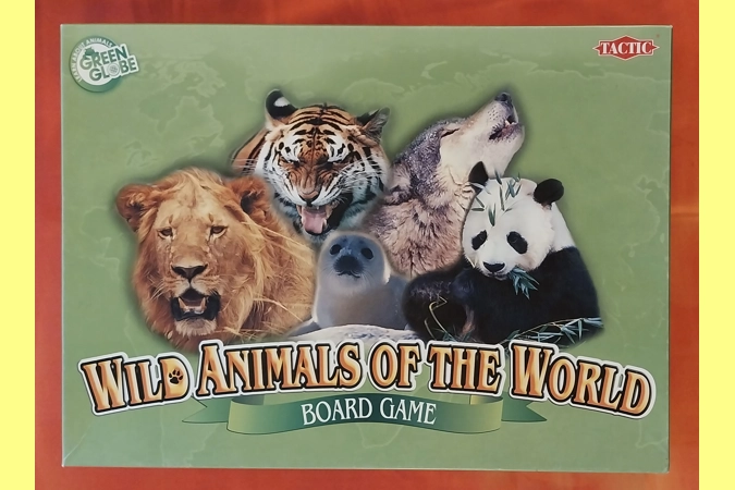 Tactic Wild Animals Of The World Board Game COMPLETE Tactic Wild Animals Of The World Board Game COMPLETE