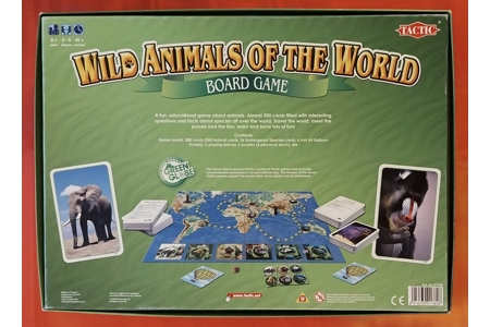 Tactic Wild Animals Of The World Board Game COMPLETE Tactic Wild Animals Of The World Board Game COMPLETE