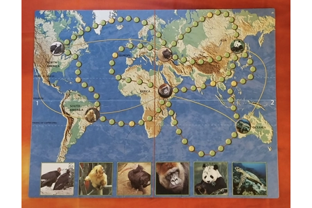 Tactic Wild Animals Of The World Board Game COMPLETE Tactic Wild Animals Of The World Board Game COMPLETE
