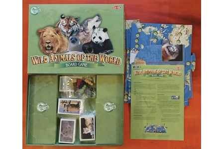 Tactic Wild Animals Of The World Board Game COMPLETE Tactic Wild Animals Of The World Board Game COMPLETE