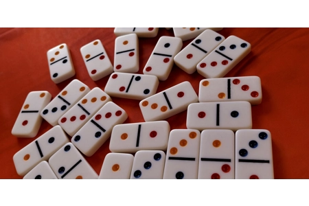 Mega Domination Dominoes Board Game COMPLETE Mega Domination Dominoes Board Game COMPLETE