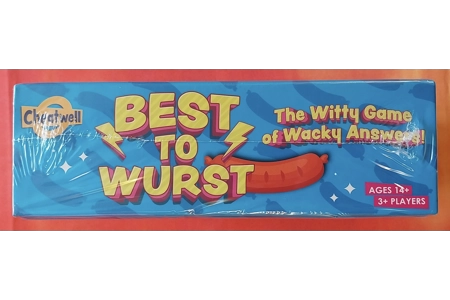Cheatwell Best To Wurst The Witty Game of Wacky Answers NEW