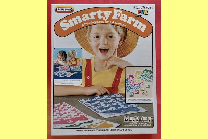 Spear's Games Smarty Farm Vintage (1985) Thinking Game For 1-4 Children COMPLETE Spear's Games Smarty Farm Vintage (1985) Thinking Game For 1-4 Children COMPLETE