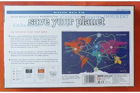Abel Games Ltd Save Your Planet Fun Tactical Board Game NEW Abel Games Ltd Save Your Planet Fun Tactical Board Game NEW