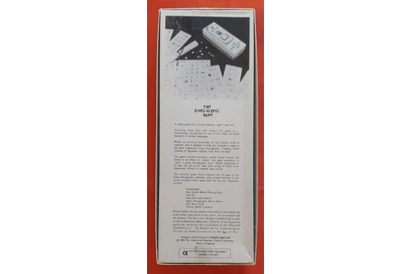 Oxford Games Ltd The Hieroglyphs Game PLAYABLE