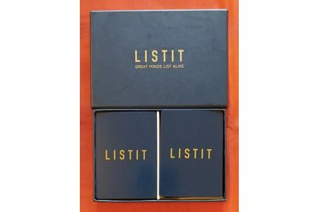 Listmakers Listit List It Card Game - Great Minds Think Alike COMPLETE Listmakers Listit List It Card Game - Great Minds Think Alike COMPLETE