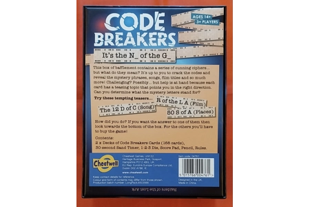 Cheatwell Code Breakers Puzzle Game COMPLETE Cheatwell Code Breakers Puzzle Game COMPLETE