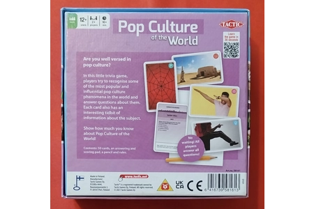 Tactic Pop Culture Of The World Trivia Card Game COMPLETE Tactic Pop Culture Of The World Trivia Card Game COMPLETE