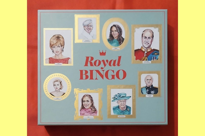 Laurence King Royal Bingo Board Game COMPLETE Laurence King Royal Bingo Board Game COMPLETE