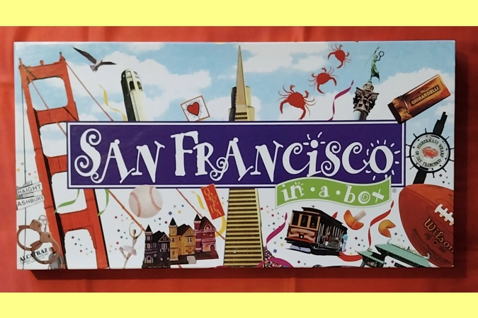 Late For The Sky San Francisco In A Box Board Game COMPLETE