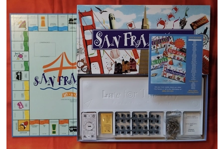 Late For The Sky San Francisco In A Box Board Game COMPLETE
