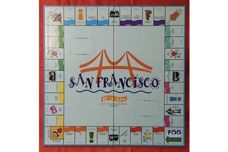 Late For The Sky San Francisco In A Box Board Game COMPLETE
