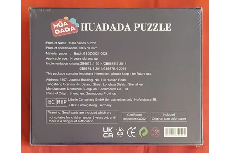 HuaDada Romantic Resort 1000 Piece Jigsaw Puzzle NEW HuaDada Romantic Resort 1000 Piece Jigsaw Puzzle NEW