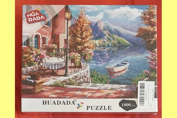 HuaDada Lakeside Scenery 1000 Piece Jigsaw Puzzle NEW HuaDada Lakeside Scenery 1000 Piece Jigsaw Puzzle NEW