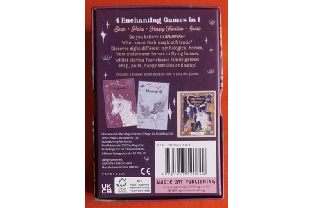 Magic Cat Publishing Unicorns And Other Magical Horses 4 in 1 Card Game COMPLETE Magic Cat Publishing Unicorns And Other Magical Horses 4 in 1 Card Game COMPLETE