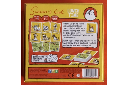MDR Simon's Cat Lunch Time Card Game COMPLETE MDR Simon's Cat Lunch Time Card Game COMPLETE