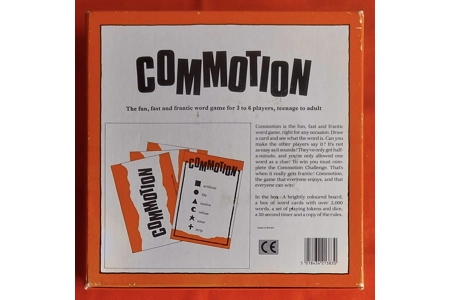 Commotion Vintage (1989) Board Game COMPLETE Commotion Vintage (1989) Board Game COMPLETE