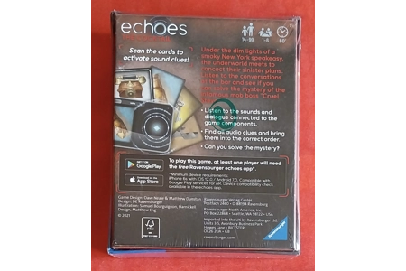Ravensburger Echoes The Cocktail Audio Mystery Game NEW
