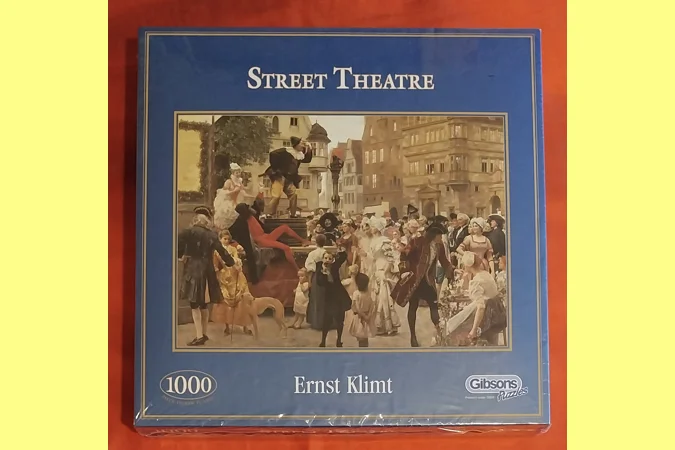 Gibsons Puzzles Street Theatre 1000 Piece Jigsaw Puzzle NEW Gibsons Puzzles Street Theatre 1000 Piece Jigsaw Puzzle NEW