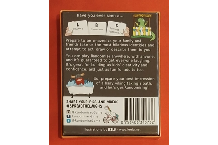 Gamely Randomise Card Game COMPLETE Gamely Randomise Card Game COMPLETE