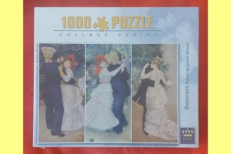 King Collage Series Dancers Pierre-Auguste Renoir Jigsaw Puzzle 1000 Pieces NEW