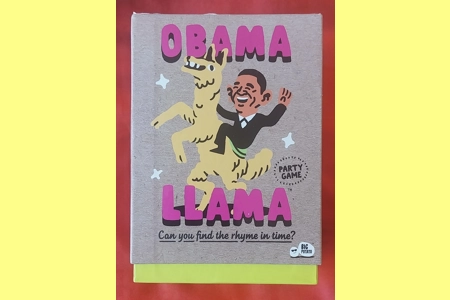 Big Potato Obama Llama Party Game 'Can You Find The Rhyme In Time?' COMPLETE
