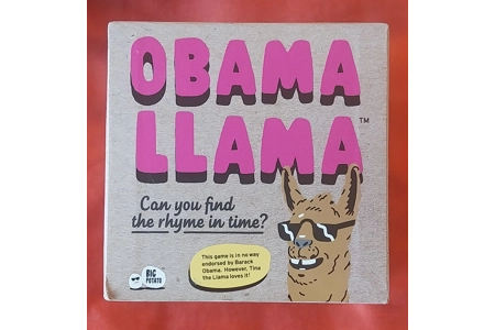 Big Potato Obama Llama Party Game 'Can You Find The Rhyme In Time?' COMPLETE Big Potato Obama Llama Party Game 'Can You Find The Rhyme In Time?' COMPLETE