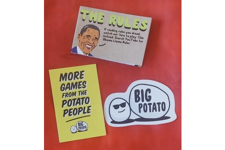 Big Potato Obama Llama Party Game 'Can You Find The Rhyme In Time?' COMPLETE Big Potato Obama Llama Party Game 'Can You Find The Rhyme In Time?' COMPLETE