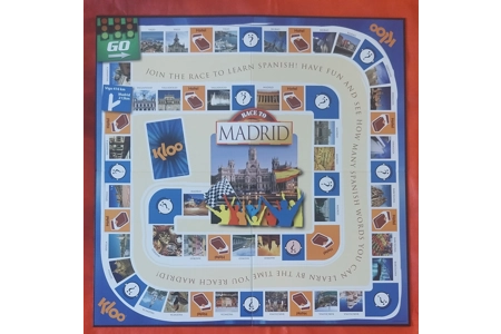 Kloo Race To Madrid Educational Board Game COMPLETE Kloo Race To Madrid Educational Board Game COMPLETE