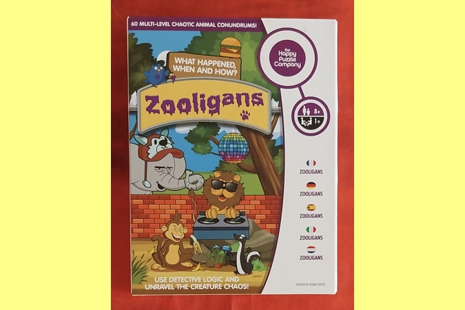 The Happy Puzzle Company Zooligans Logic Game COMPLETE