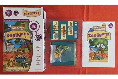 The Happy Puzzle Company Zooligans Logic Game COMPLETE