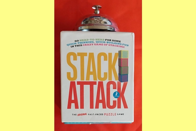 Professor Puzzle Stack Attack Fast-Paced Puzzle Game NEW