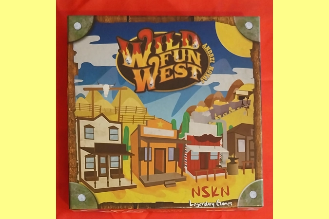 NSKN Wild Fun West Family Board Game COMPLETE