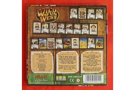 NSKN Wild Fun West Family Board Game COMPLETE