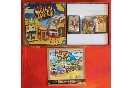 NSKN Wild Fun West Family Board Game COMPLETE